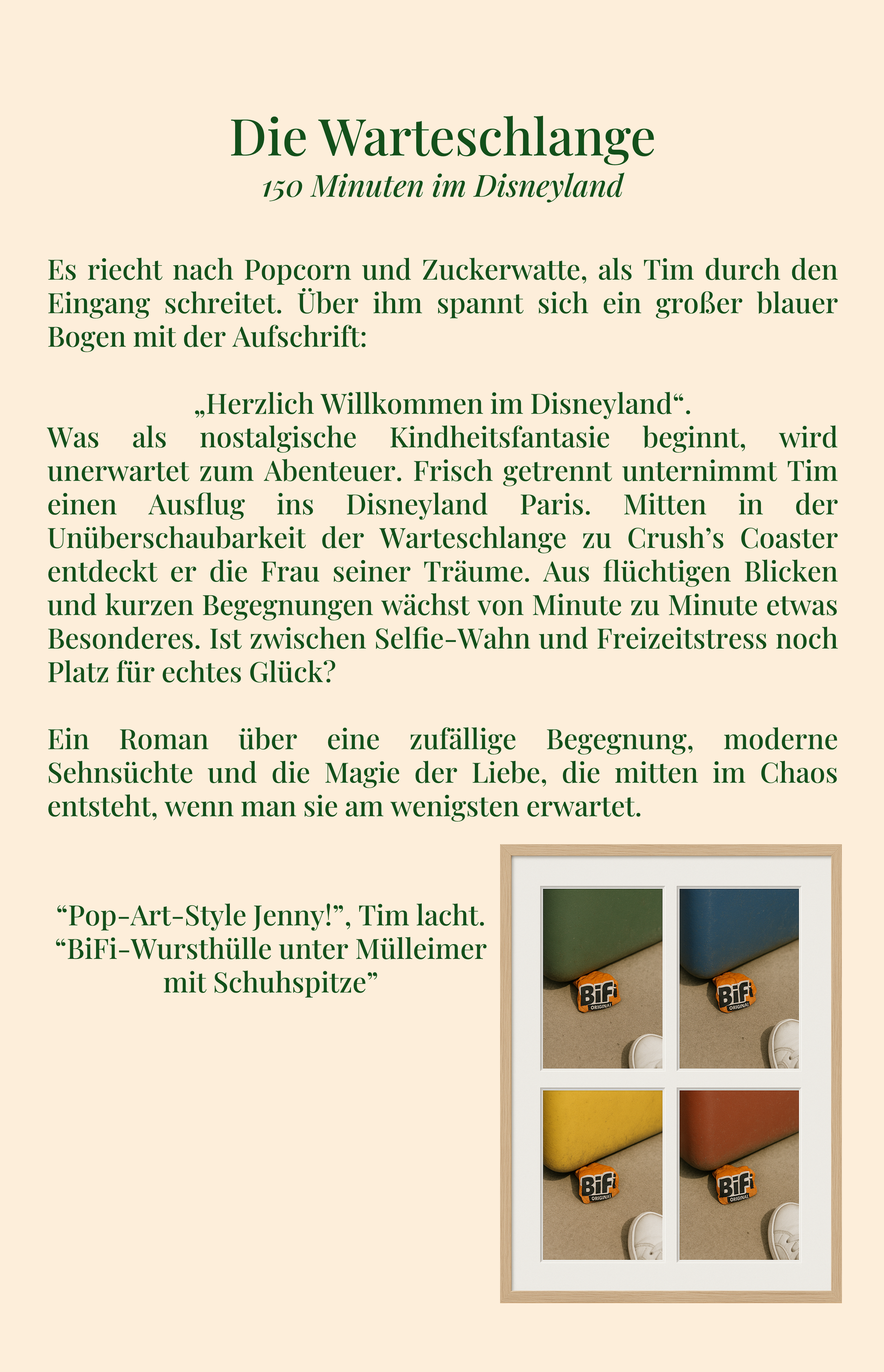 Back Cover – Die Warteschlange